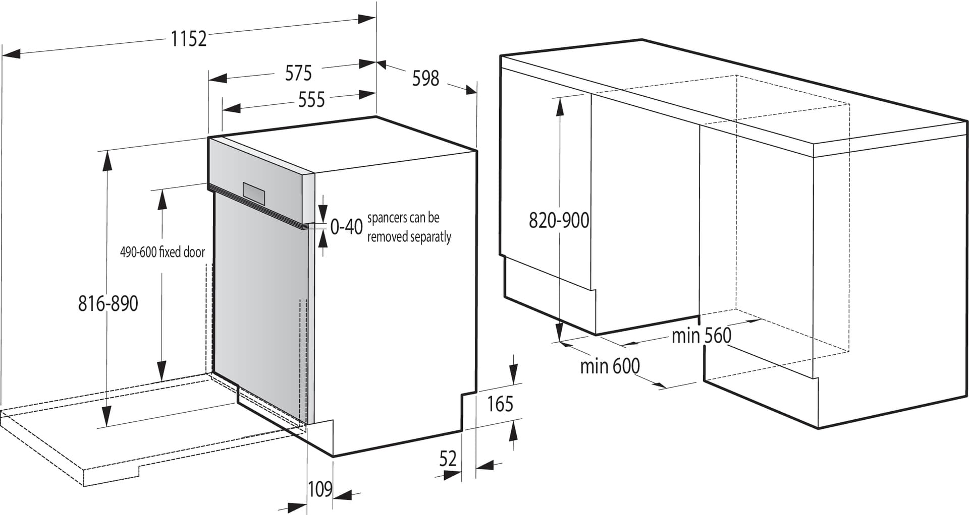 Gorenje GI673C60X — vue 1 sur 2