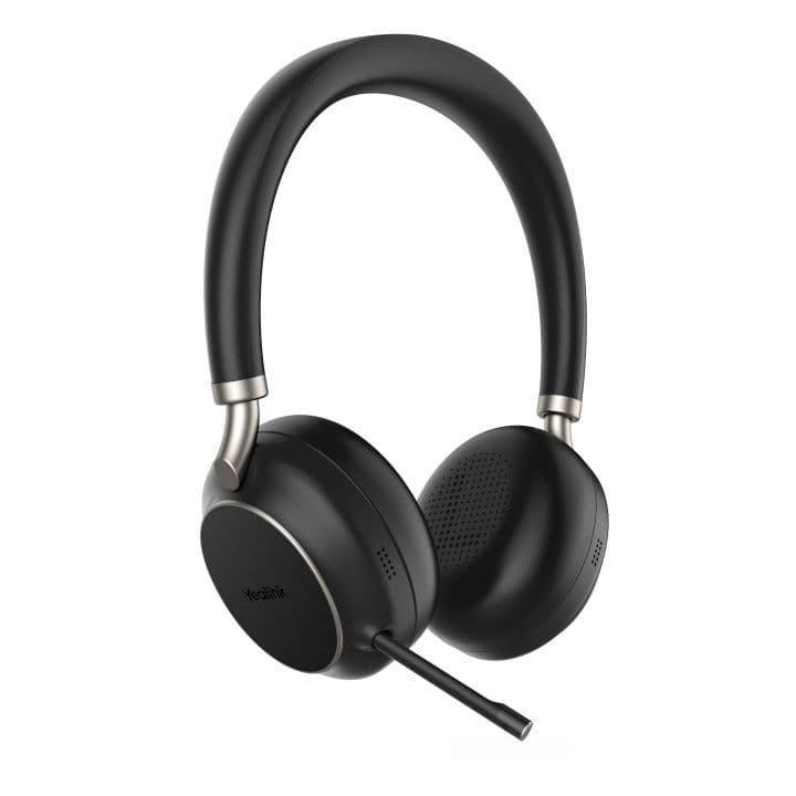 Yealink (BH76 Teams Black USB-C) Microsoft Certified Teams Standard Bluetooth Wireless Headset — vue 1 sur 4