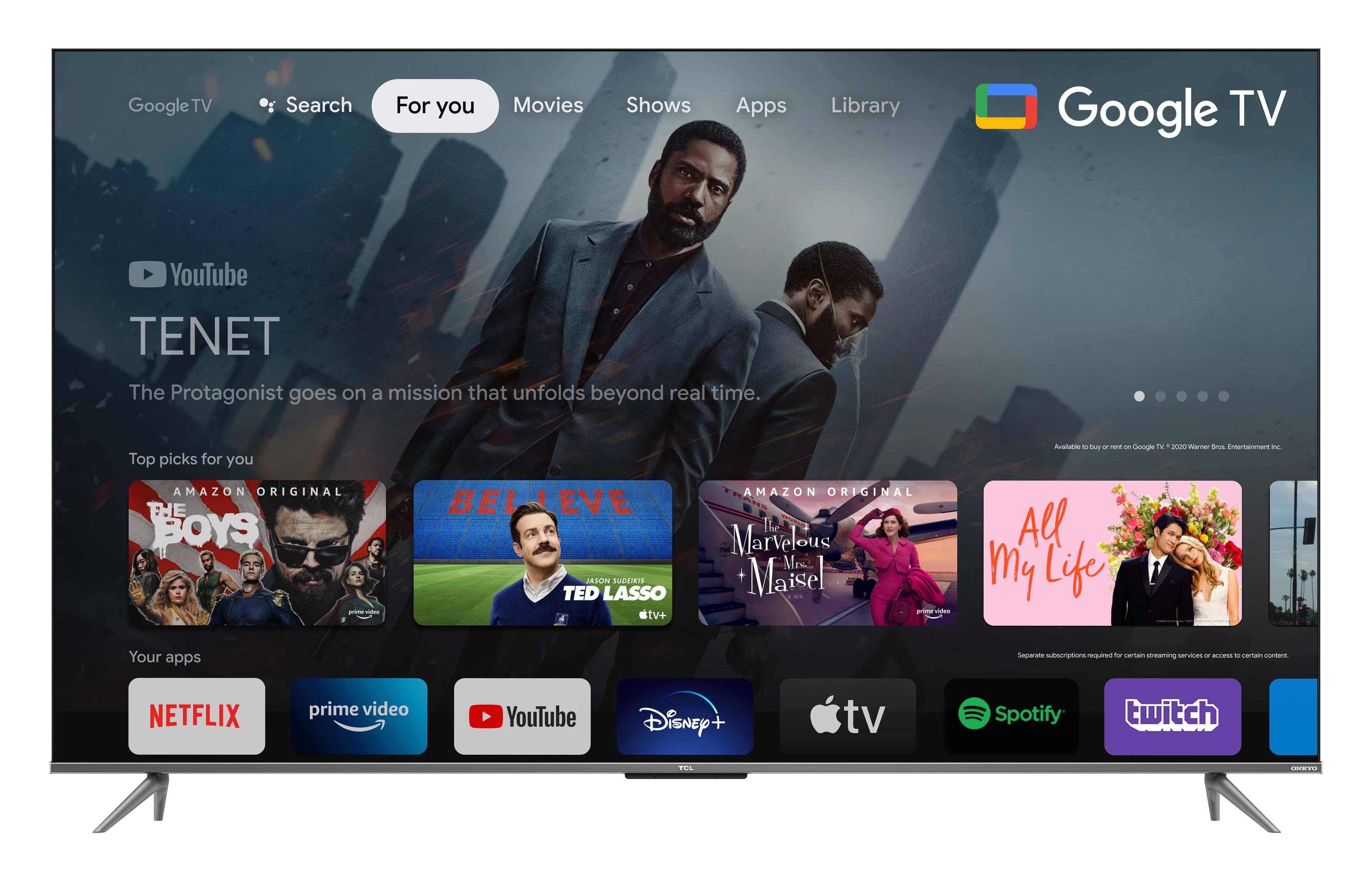 TCL C735 50" — vue 1 sur 8