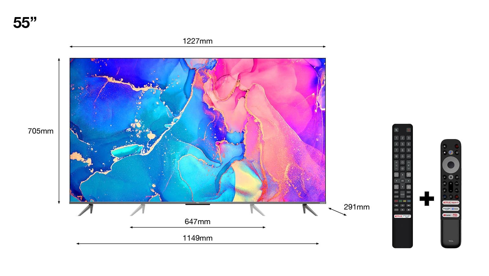 TCL C635 55" — vue 1 sur 8