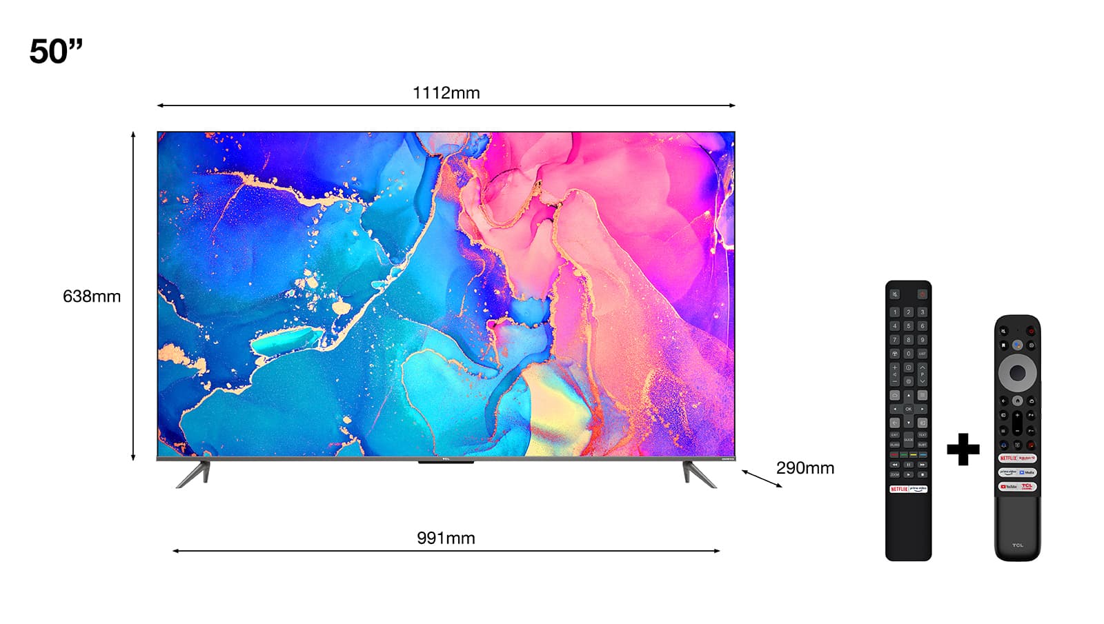 TCL C635 50" — vue 1 sur 8