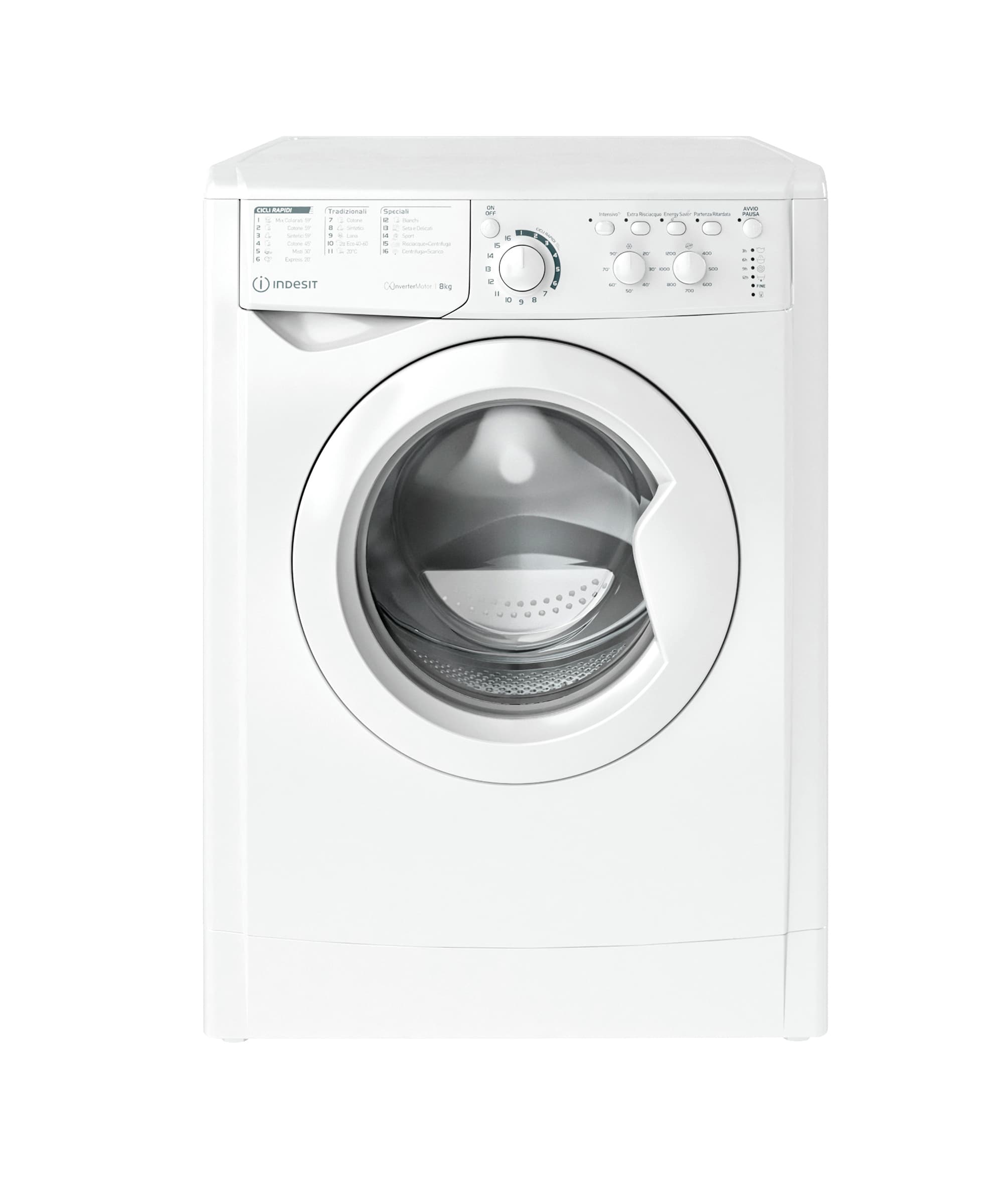 Indesit EWC 81284 W IT — vue 1 sur 8