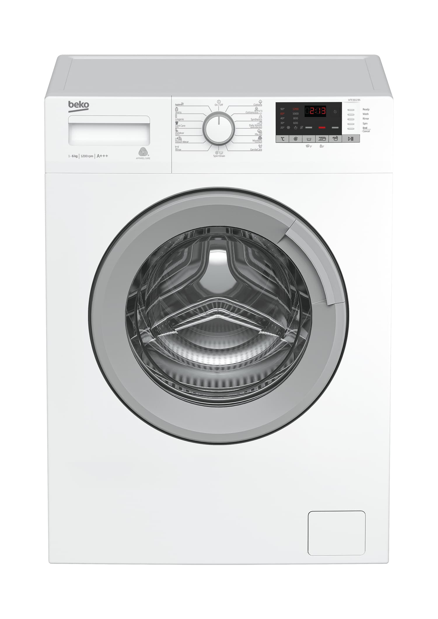 Beko WTE6612BS — vue 1 sur 2