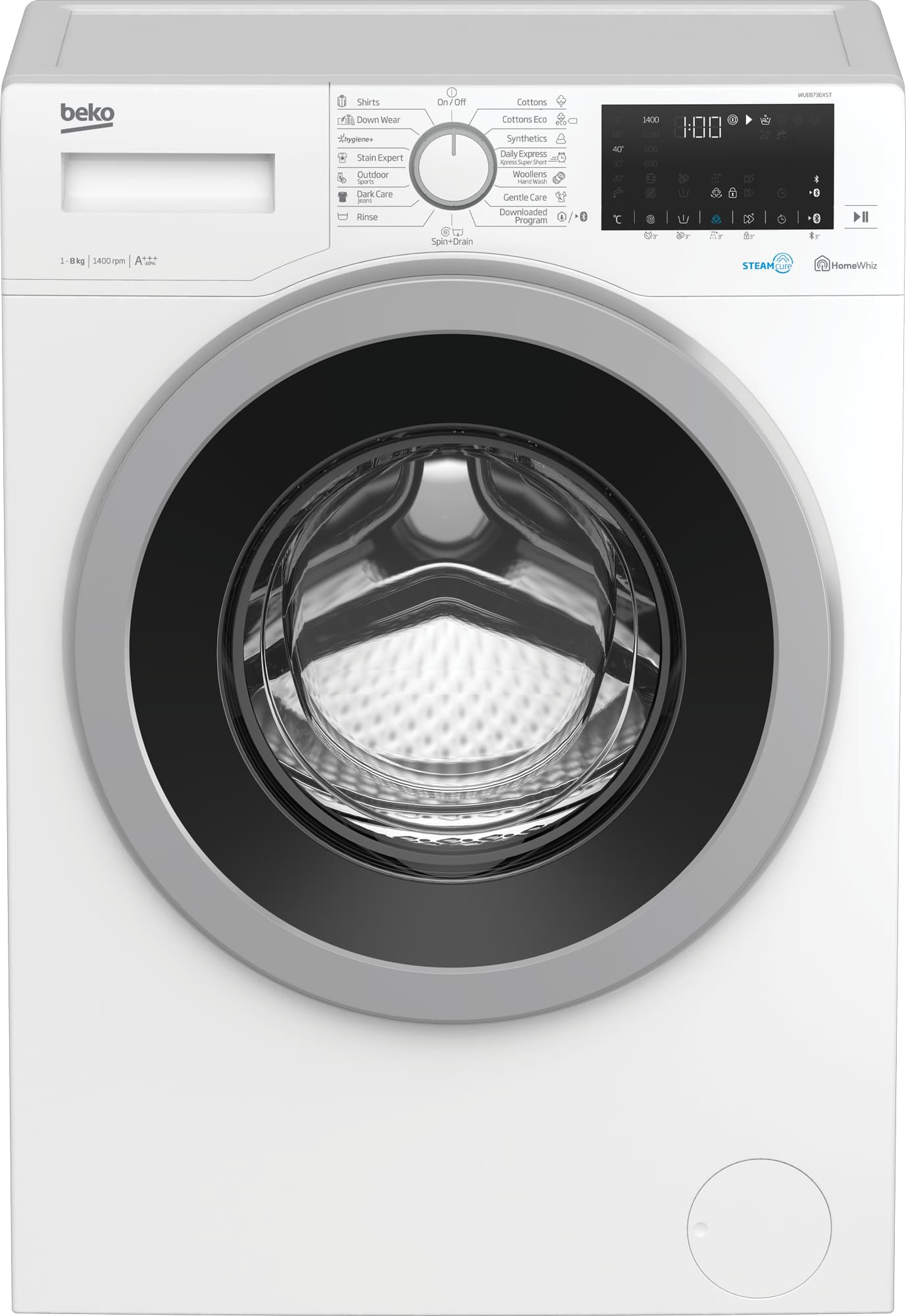 Beko WUE8736XST — vue 1 sur 8
