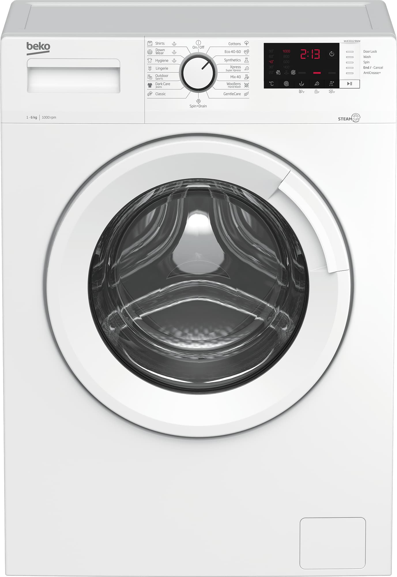 Beko WUE 6512 BWW — vue 1 sur 8
