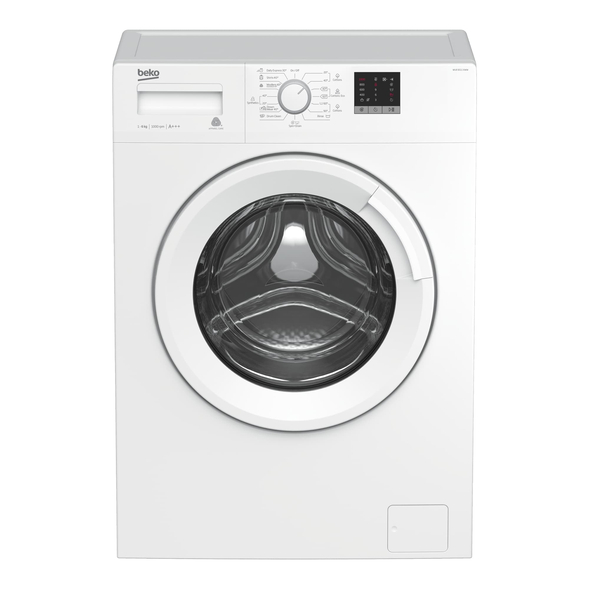 Beko WUE6511XWW — vue 1 sur 8