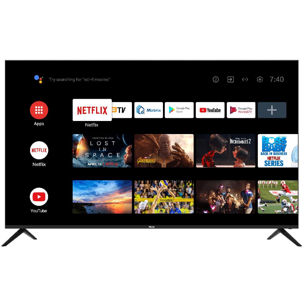Haier SMART TV K6 58" — vue 1 sur 8