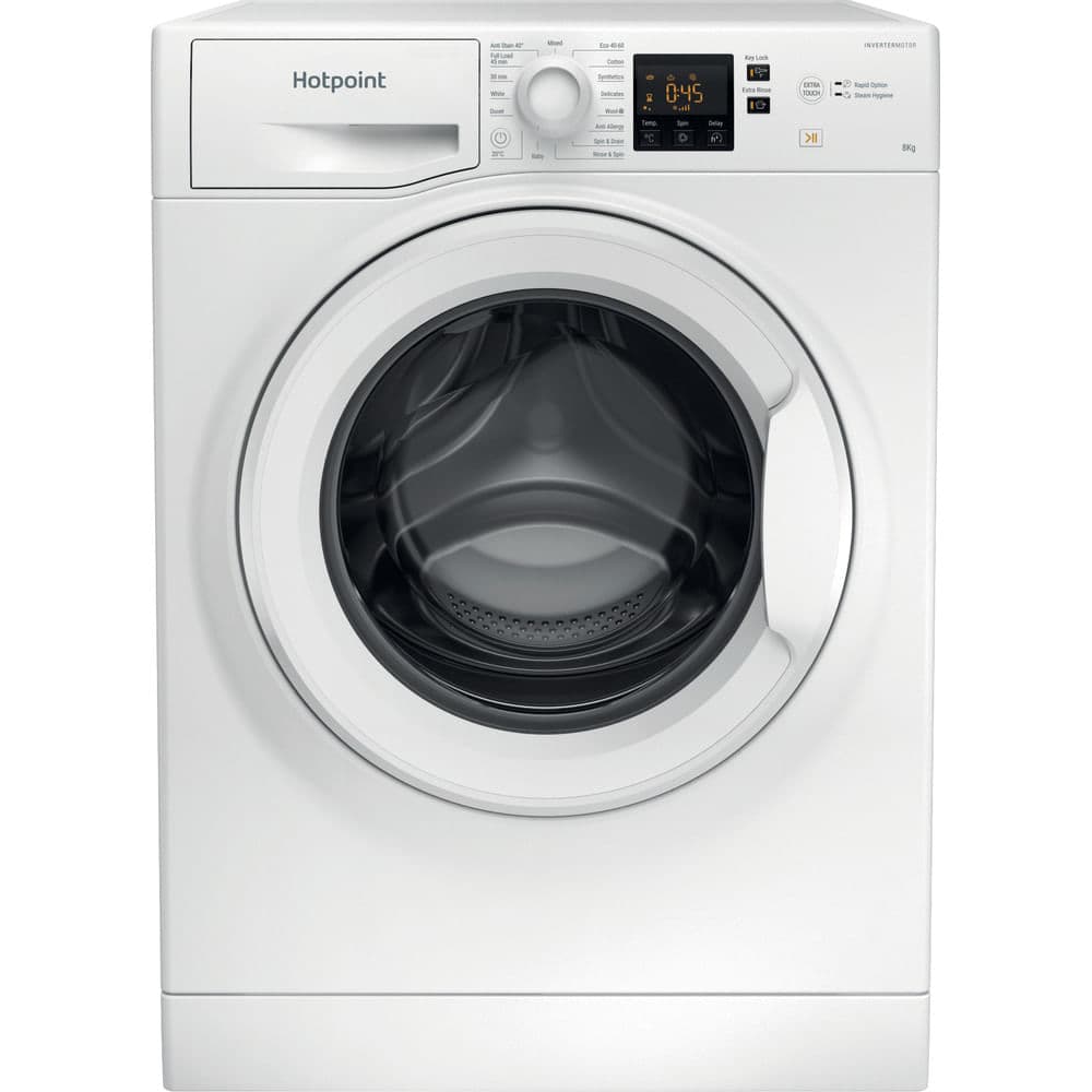 Hotpoint NSWM 843C W UK N — vue 1 sur 8