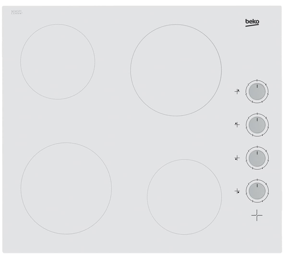 Beko HIC 64100 W — vue 1 sur 1