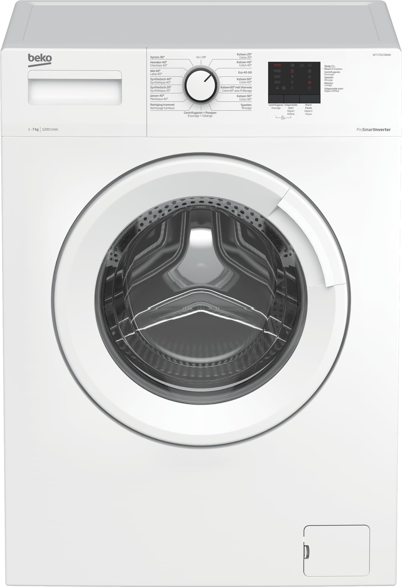 Beko WTV7611BWW — vue 1 sur 4