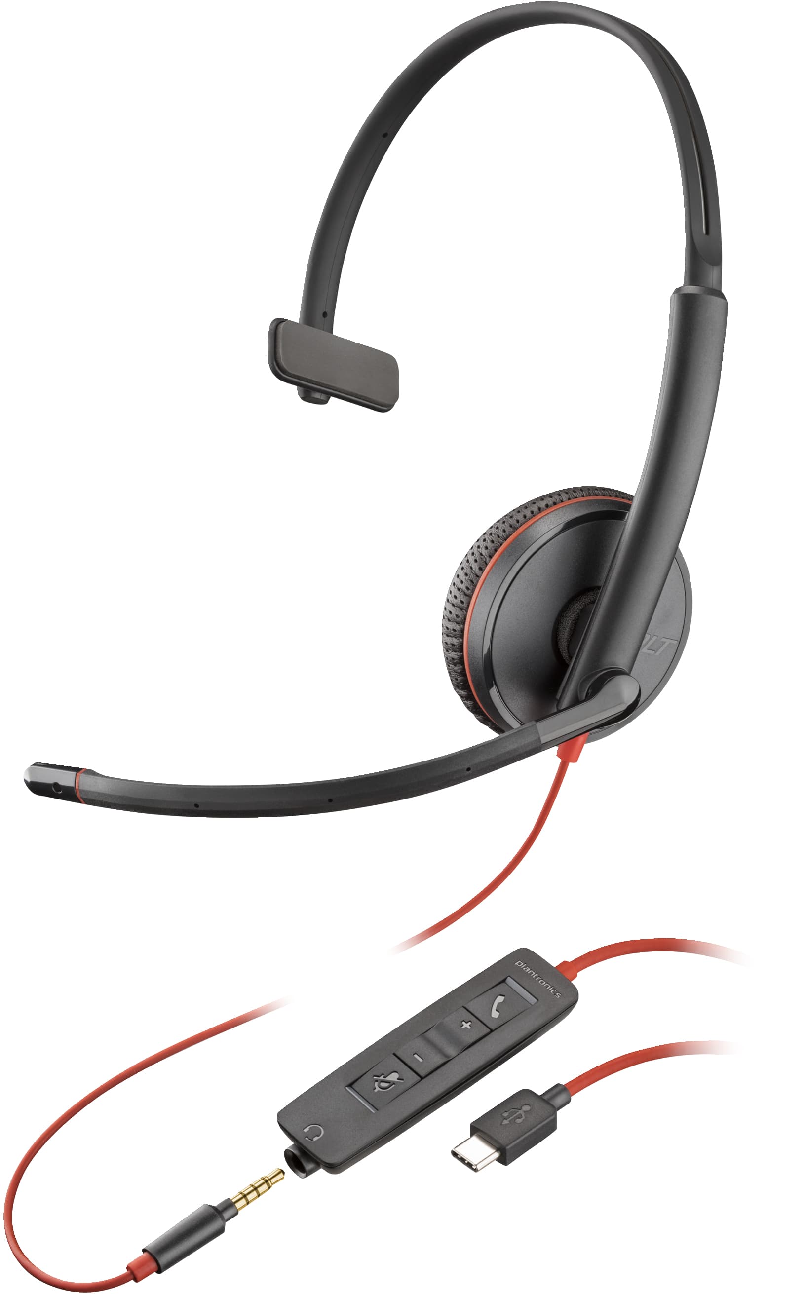HP Poly Blackwire 3215 USB-C Headset (Bulk) — vue 1 sur 1