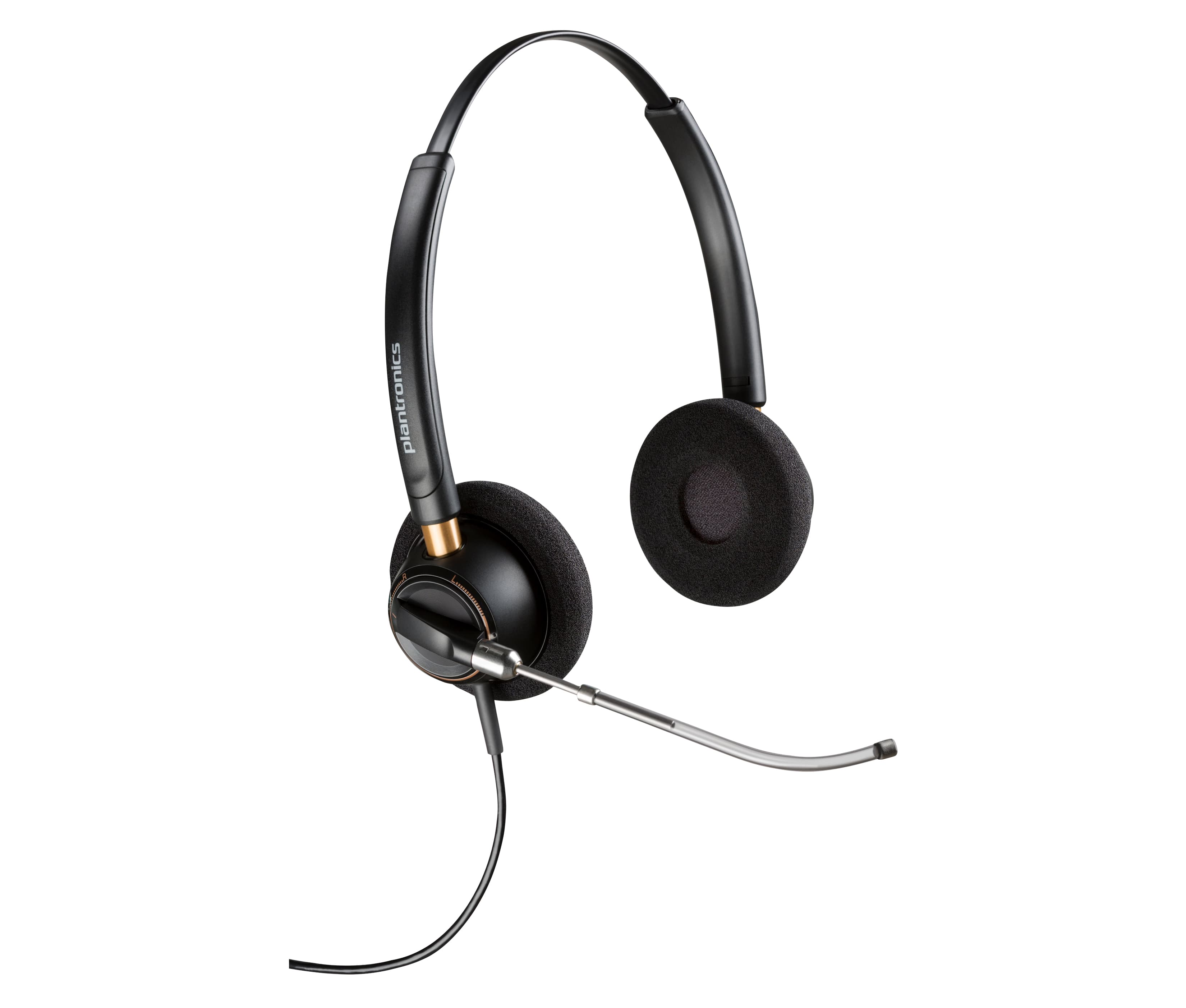 HP Poly EncorePro 520V Binaural Headset VoiceTube +Quick Disconnect — vue 1 sur 3