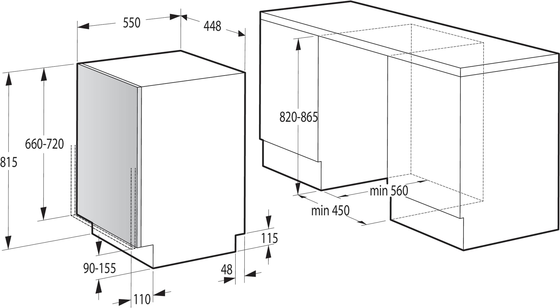 Gorenje GV561D10 — vue 1 sur 2
