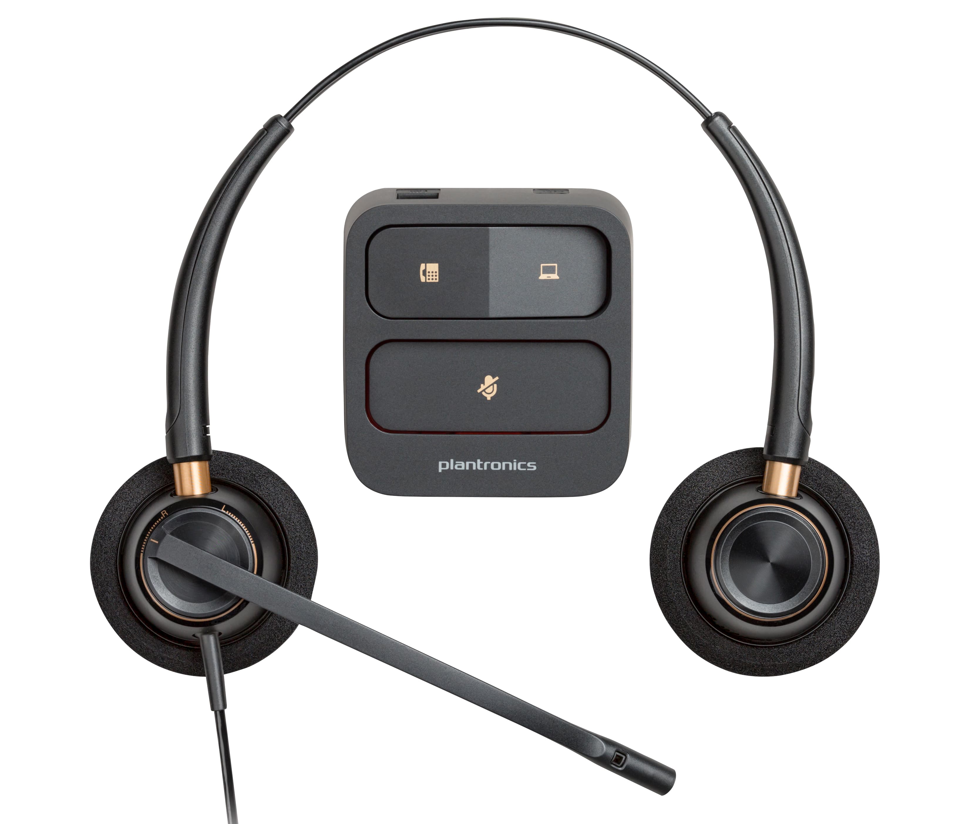HP Poly EncorePro 520 Binaural Headset +Quick Disconnect — vue 1 sur 5