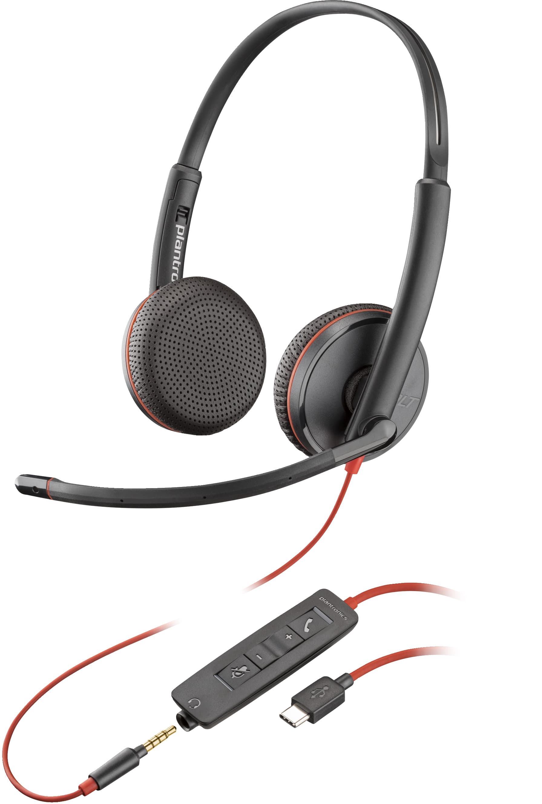 HP Poly Blackwire 3225 USB-C Headset (Bulk) — vue 1 sur 6